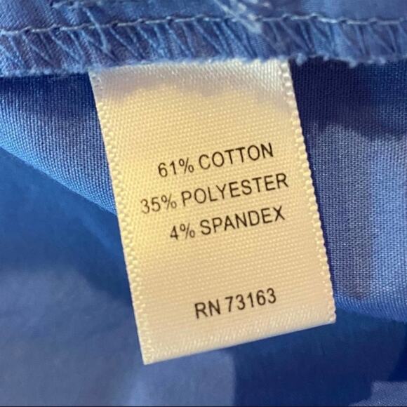 Cupio Blue off the shoulder bell sleeve top sz Small - Picture 6 of 8